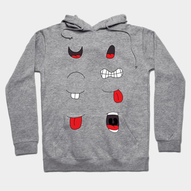 Eight Mouths Set Pack Hoodie by DiegoCarvalho